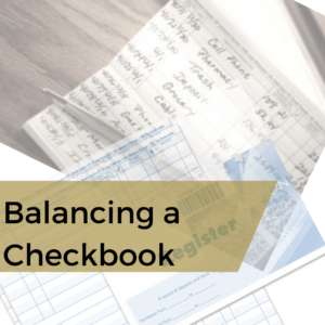 Balancing A Checkbook
