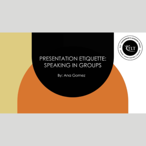 Presentation Etiquette