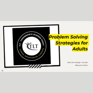 Problem Solving Strategies for Adults